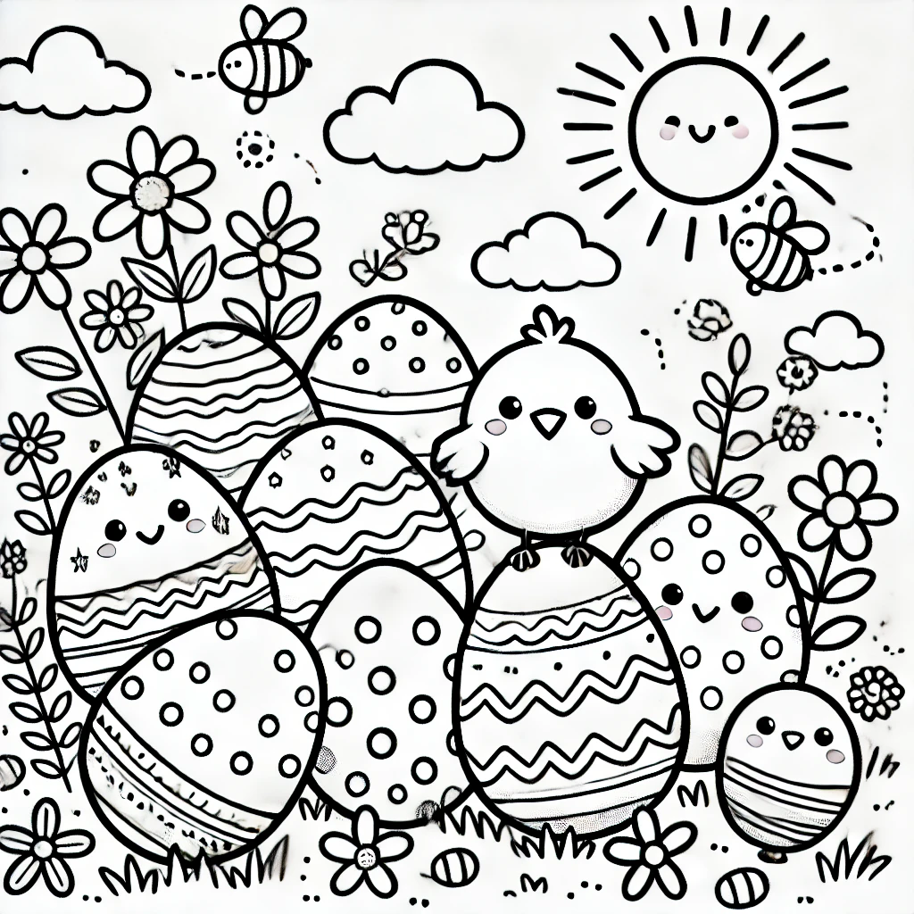 Easter coloring pages - 1