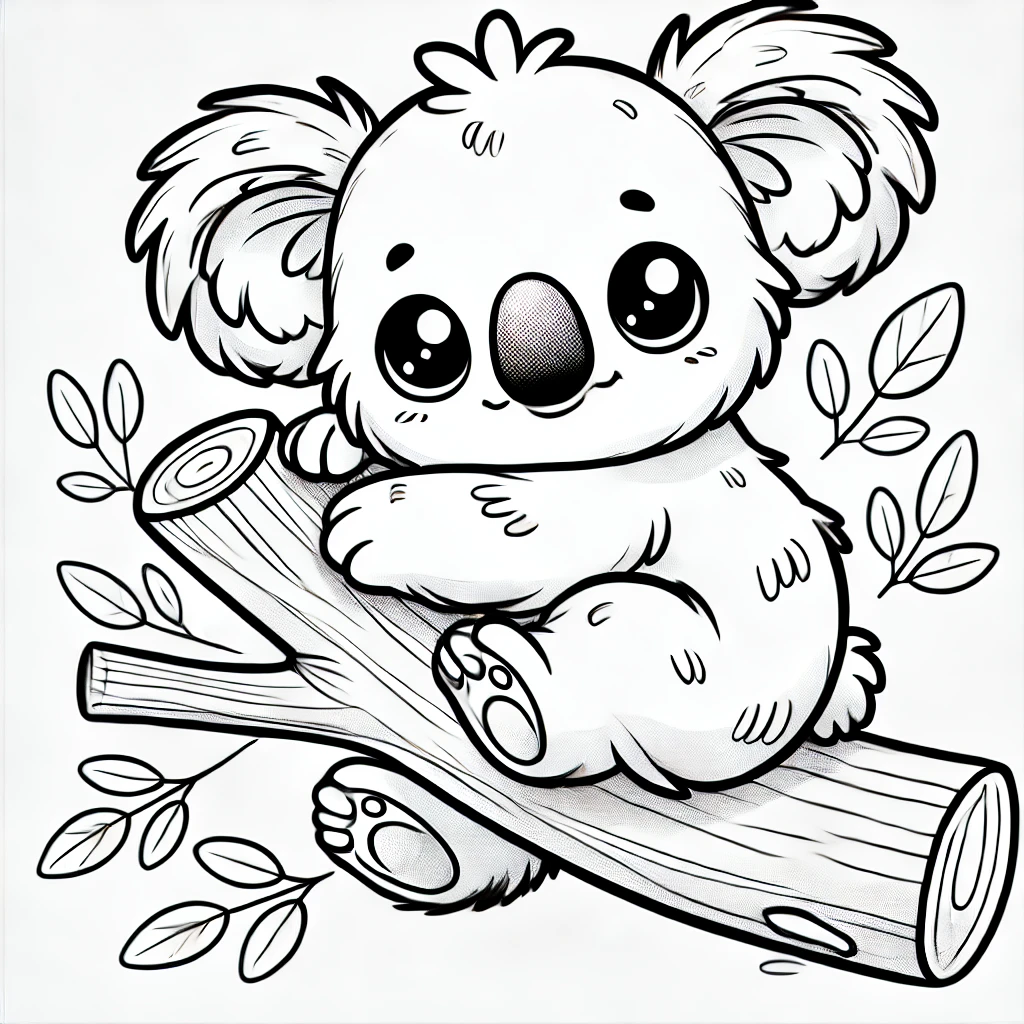 Koala Baby Ausmalbilder